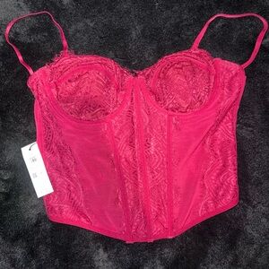 Garage Lace Corset new with tags size small